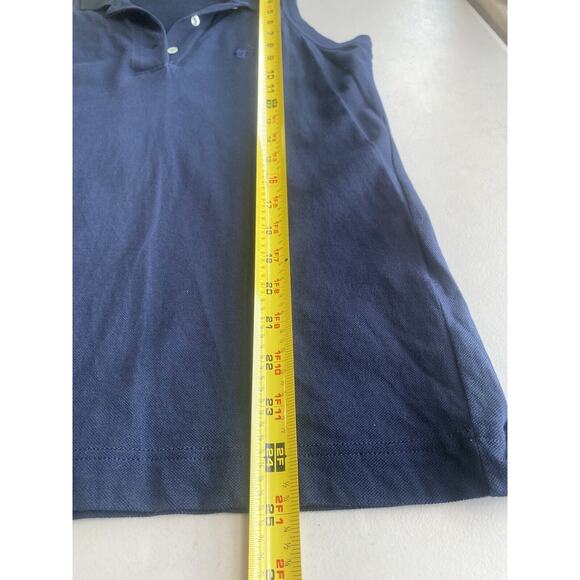 Sergio Tacchini Shirt Womens Medium Vintage Tennis Polo Old Money Preppy Tank - Picture 9 of 11